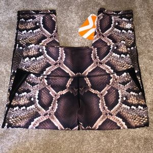NEW Just Live Snake Scale Legging/Workout Pants